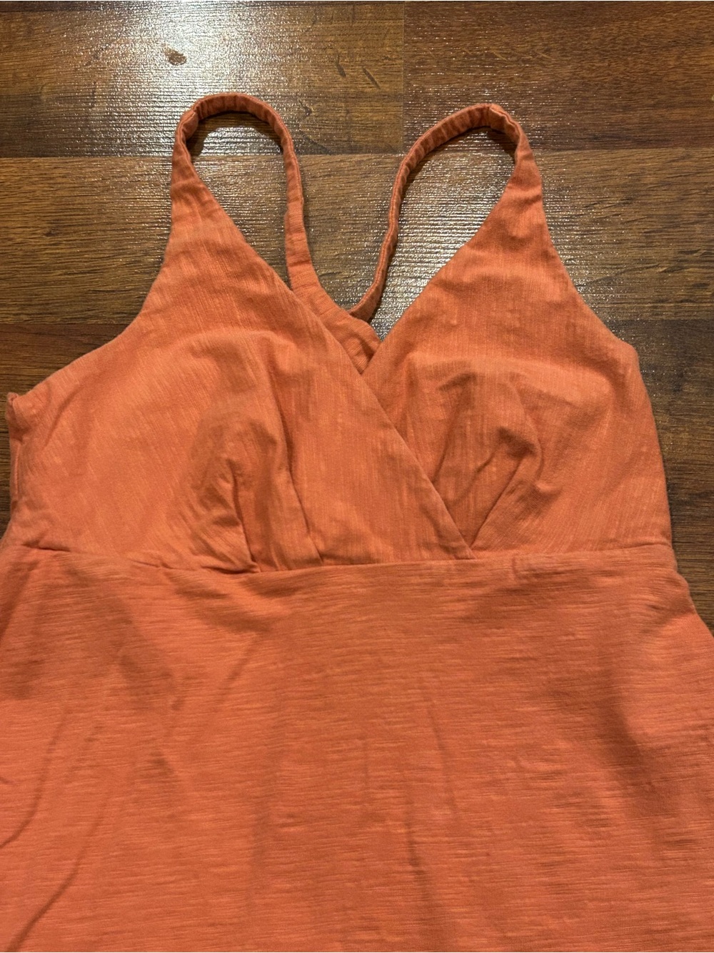 Patagonia Women's Amber Dawn Dress Orange Size XS Organic Cotton Strappy - Picture 2 of 6